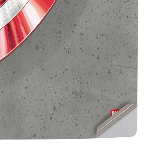 Marvel Captain America Shield Break PS5 Pro Console Skin